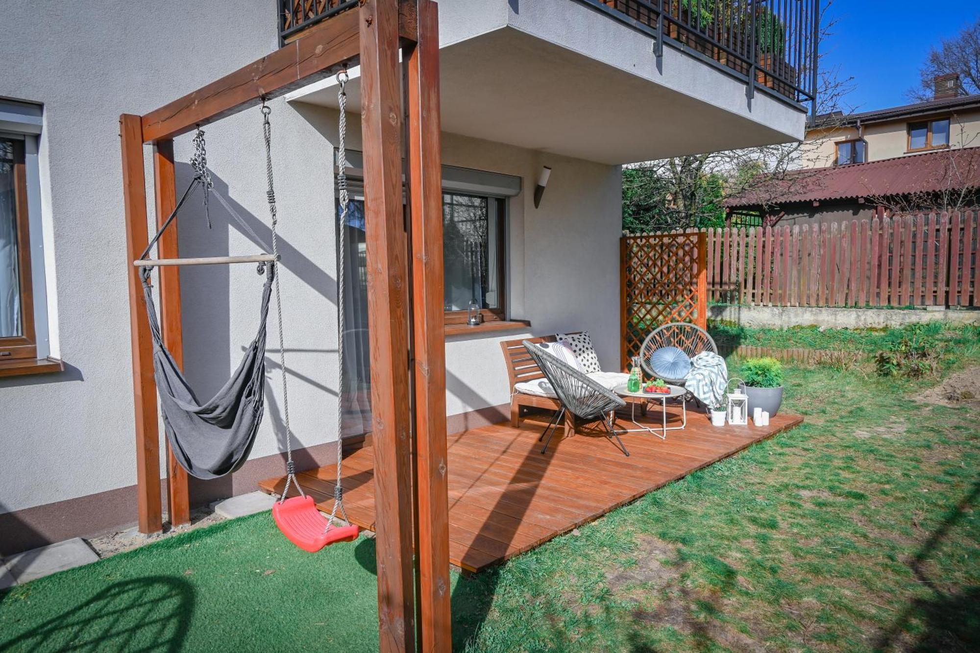 Malinowelove Aircon, 3 Rooms, Parking, Ogrod Cracovie Extérieur photo